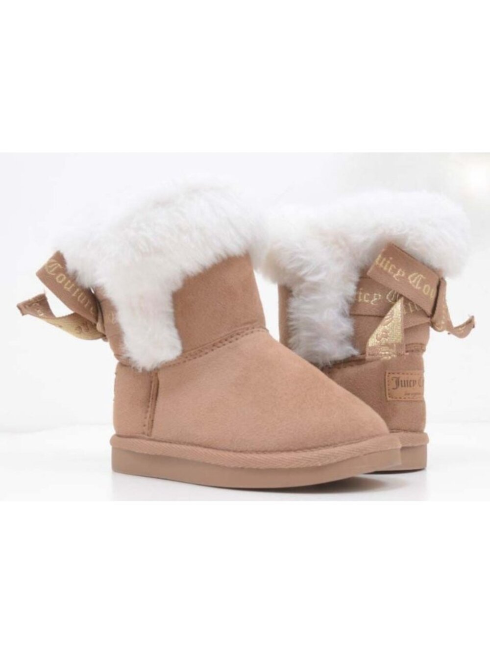 Juicy Couture Toddler Kids Size 5 King Todd Girls Faux Fur Cold Weather Boots